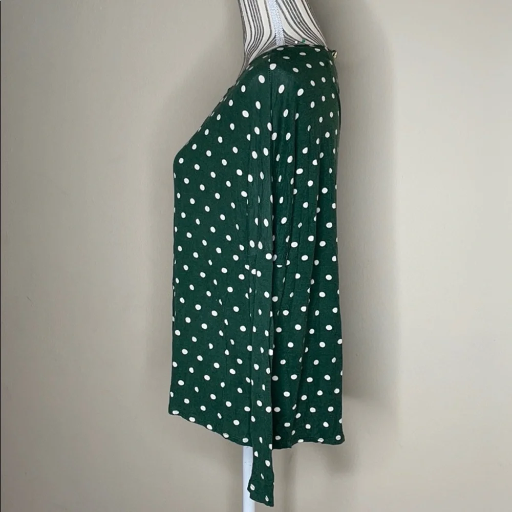 Zara Basic Special Edition Polka Dot Top M - Picture 5 of 14